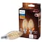 Philips Philips B11 E12 (Candelabra) LED Bulb Amber 25 Watt Equivalence 2 pk 565804 - alternate 1